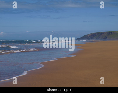 Spiaggia tra Crooklets e Northcott bocca, Bude, North Cornwall, Regno Unito Foto Stock