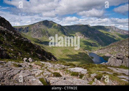 A ovest da Tryfan, Snowdonia Foto Stock