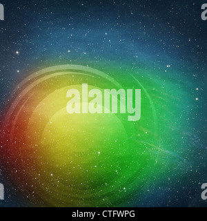 Colorato spazio astratto. Un background in stile vintage Foto Stock