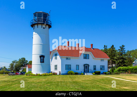 Chatham Lighthouse, Chatham, Cape Cod, Massachusetts, STATI UNITI D'AMERICA Foto Stock