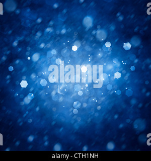 Luci di ghiaccio. Abstract sfondi invernali Foto Stock