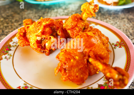 Stock Photo - close up sparato le cosce di pollo Foto Stock