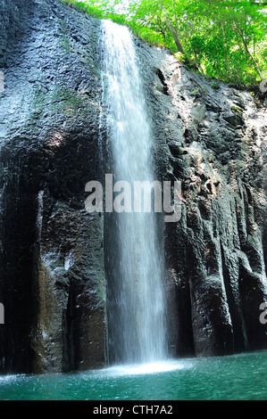 Manai cascata, Takachiho Gorge, Takachiho, Prefettura di Miyazaki, Kyushu, Giappone Foto Stock