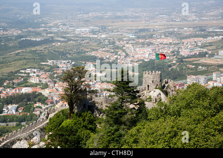 Castelo dos Mouros in Sintra - Portogallo Foto Stock