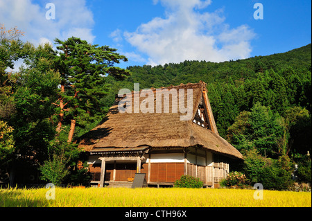 Miyozenji, Shirakawa-go, Prefettura di Gifu, Giappone Foto Stock