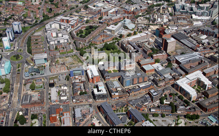 Vista aerea dell'Università di Sheffield Foto Stock