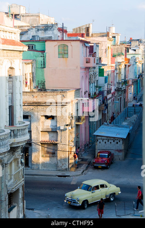 Vecchia vettura americana, La Havana, Cuba Foto Stock