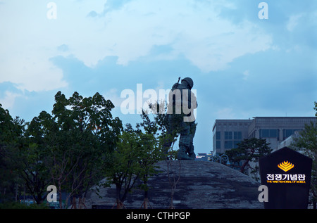 Memoriale di guerra di Corea Foto Stock