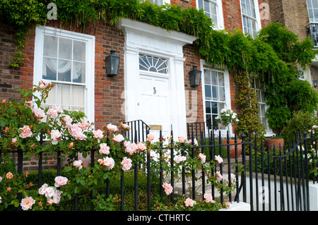 Casa del pittore Johann Zoffany, Strand sul Green, Londra, Regno Unito Foto Stock