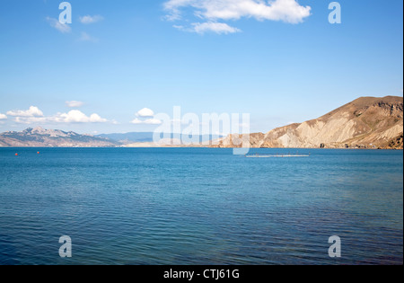 Kara Dag montagna in Crimea in Ucraina Foto Stock