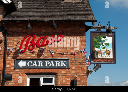 Il cuculo Bush pub, Gotham, Nottinghamshire, Regno Unito Foto Stock