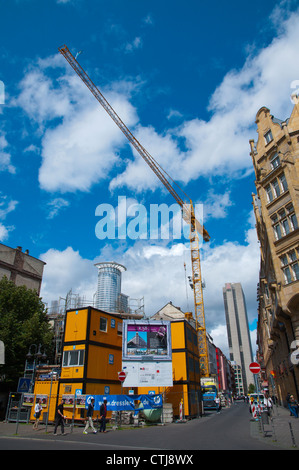 Kaiserstrasse street quartiere Bahnhofsviertel Central Frankfurt am Main stato di Hesse Germania Europa Foto Stock