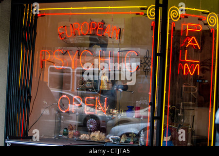 Negozio di fronte di natura psichica su Fairfax ave a Los Angeles Calfornia Foto Stock