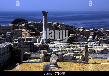 Le antiche rovine di Kourion,Cipro. Foto Stock