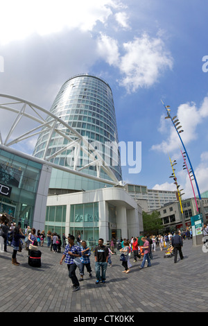 Rotunda edificio a Bullring, Birmingham City Centre, West Midlands, Inghilterra, UK, Regno Unito, GB Gran Bretagna British Foto Stock