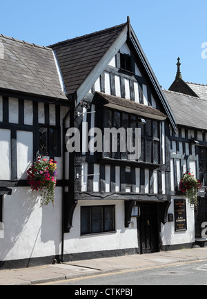 La testa della regina Inn Monmouth, Wales, Regno Unito Foto Stock