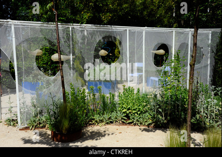 Festival giardino,Le Delire des sens,il Castello di Chaumont,Chaumont-sur-Loire, Valle della Loira UNESCO FRANCIA Foto Stock