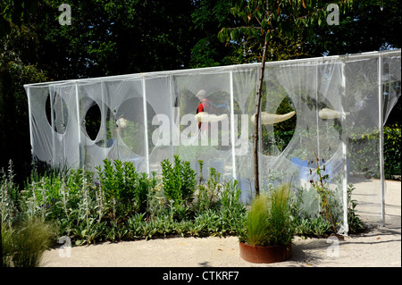 Festival giardino,Le Delire des sens,il Castello di Chaumont,Chaumont-sur-Loire, Valle della Loira UNESCO FRANCIA Foto Stock