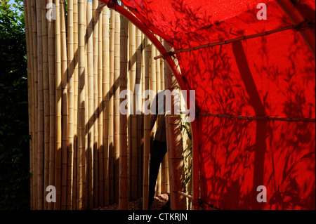 Festival giardino,Le Delire des sens,il Castello di Chaumont,Chaumont-sur-Loire, Valle della Loira patrimonio mondiale UNESCO, Loir-et-Cher, Francia Foto Stock