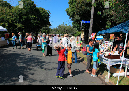 Moss street di vernice-in Victoria BC Canada Foto Stock