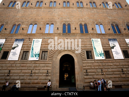 Palazzo Strozzi a Firenze, Italia Foto Stock