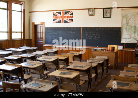 Vecchia aula in Canada. Foto Stock
