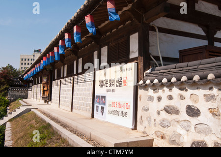 Namsangol Villaggio Hanok, Seoul, Corea Foto Stock