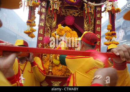 Il Santuario della Parata City-God a Samut Sakhon provincia , della Thailandia Foto Stock