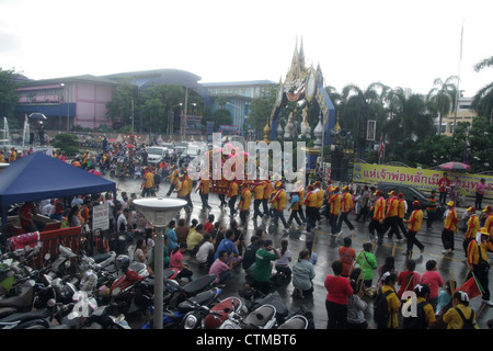 Il Santuario della Parata City-God a Samut Sakhon provincia , della Thailandia Foto Stock