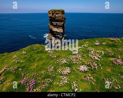 Downpatrick Head, Co. Mayo, Irlanda Foto Stock