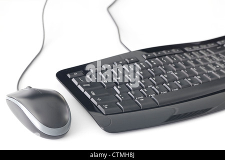 Isolato per tastiera e mouse Foto Stock
