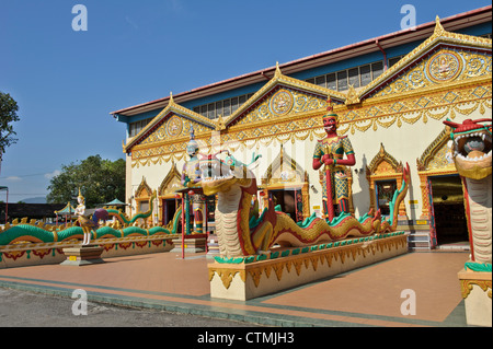 Wat Chayamangkalaram Thai tempio buddista, Georgetown, Penang, Malaysia. Foto Stock