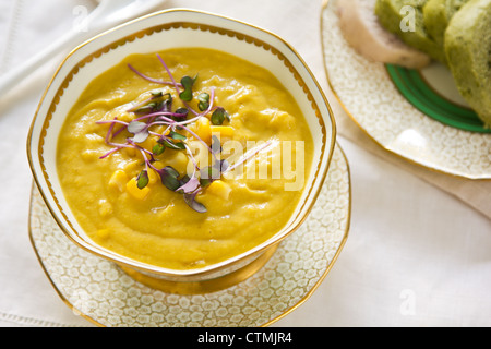 Zuppa di mais Foto Stock