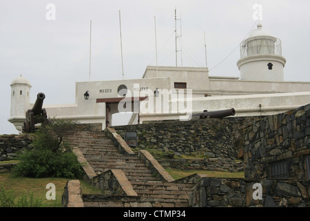Il Museo Militare, fortezza e del faro, Montevideo, Uruguay Foto Stock