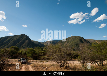 Il paesaggio delle montagne, Baviaanskloof Eastern Cape Province, Sud Africa Foto Stock