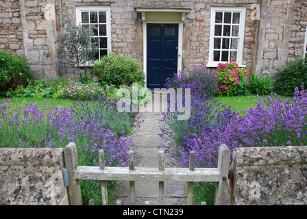 La porta anteriore del vicario vicino, Wells Regno Unito Foto Stock