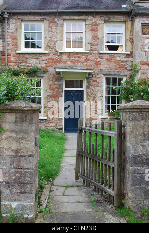 La porta anteriore del vicario vicino, Wells Regno Unito Foto Stock