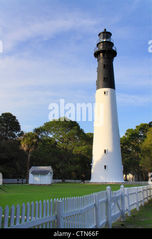 Faro, caccia Island State Park, Beaufort, South Carolina, STATI UNITI D'AMERICA Foto Stock