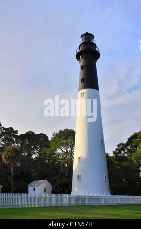 Faro, caccia Island State Park, Beaufort, South Carolina, STATI UNITI D'AMERICA Foto Stock