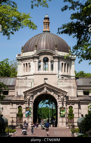 Il Bronx Zoo Wildlife Conservation Society, Bronx Park, Bronx, New York Foto Stock