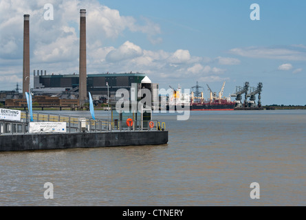 Tilbury Power Station Essex REGNO UNITO Foto Stock