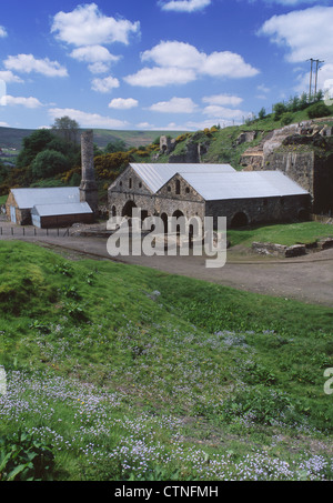 Blaenavon Ironworks parte del paesaggio industriale di Blaenavon UNESCO World Heritage Site Lancaster valli a sud Wales UK Foto Stock