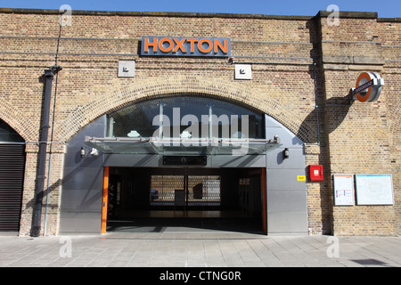 Hoxton London Overground Station Foto Stock