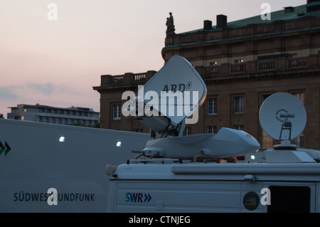 SWR, Southwest Radio Tedesca&TV Corporation è la registrazione e la trasmissione della premiere dell'opera di Mozart "Don Giovanni" sulla TV Foto Stock
