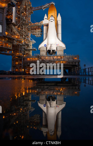 Lo space shuttle Atlantis Foto Stock
