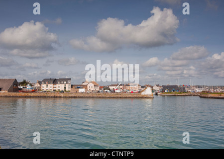 Il porto di Saint Vaast La Hougue, Normandia, Francia. Foto Stock