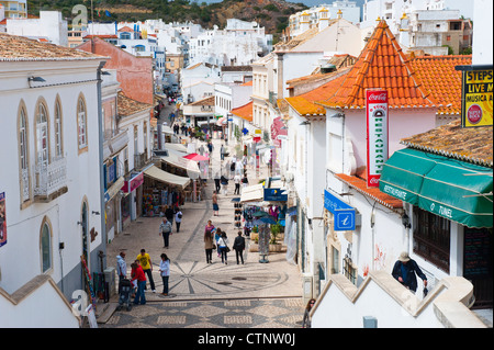 Rua 5 de Outobro, Albufeira Algarve Foto Stock