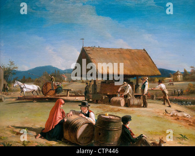 Il sidro di mele rendendo 1840 William Sidney Mount American Stati Uniti d'America Foto Stock