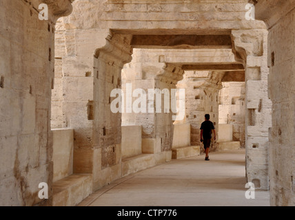 Anfiteatro romano di Arles,Provence,Francia Foto Stock