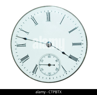 quadrante dell'orologio Foto Stock